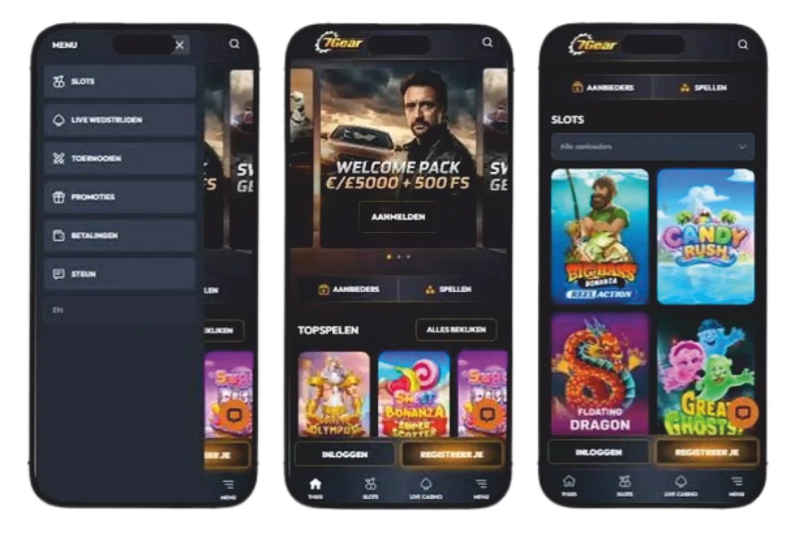 7Gear Casino App-Screenshot